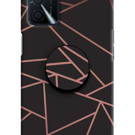 Geometric Pattern Oppo A16 Pop Case by Casekaro