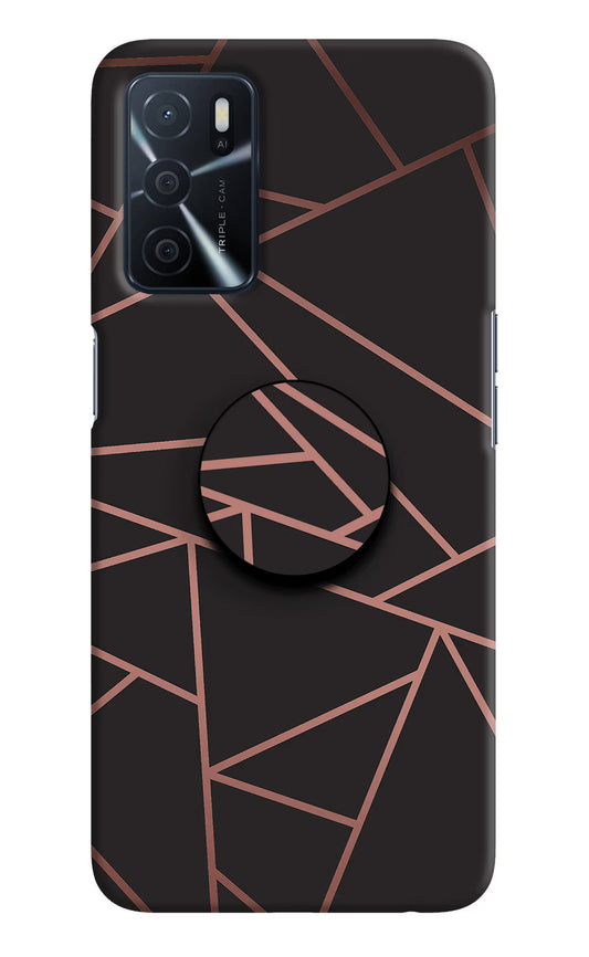 Geometric Pattern Oppo A16 Pop Case by Casekaro