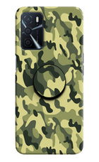 Camouflage Oppo A16 Pop Case by Casekaro