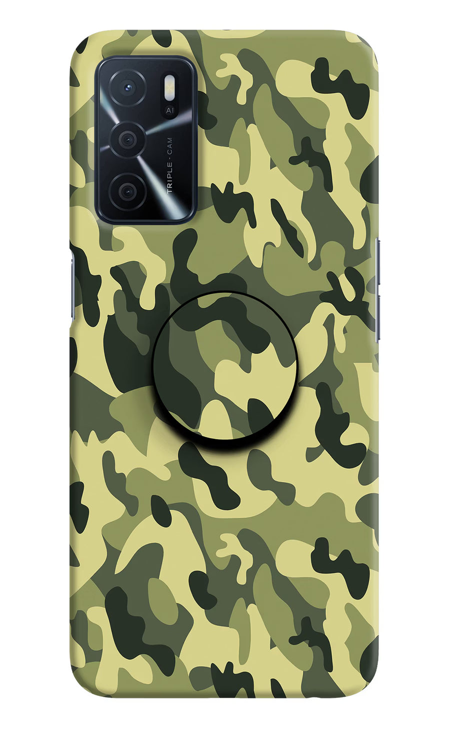Camouflage Oppo A16 Pop Case, Hard case
