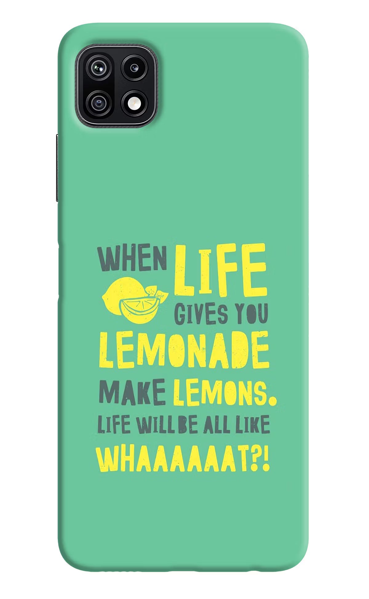Quote Samsung F42 5G Hard Case Back Cover by Casekaro
