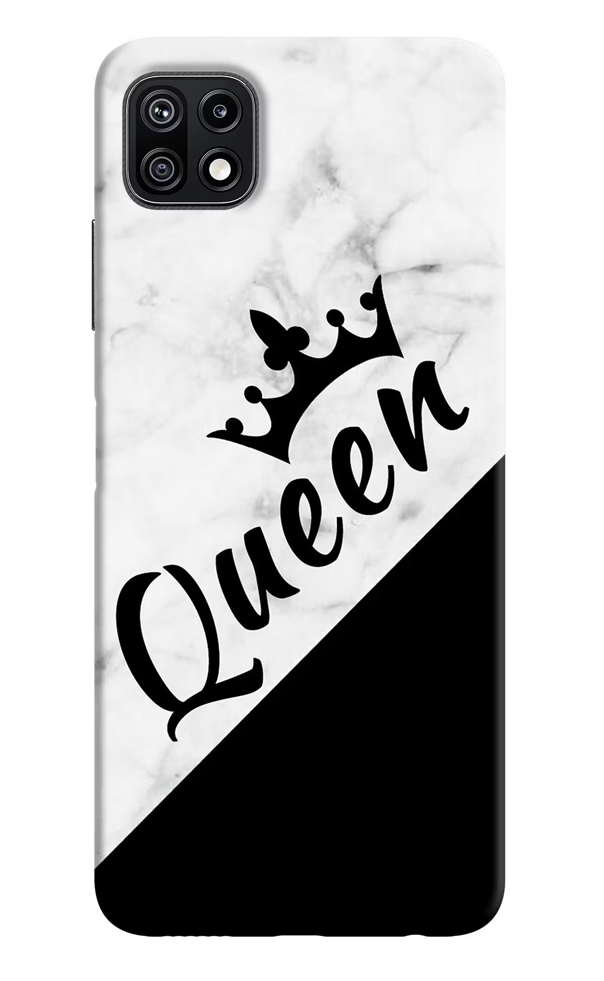Queen Samsung F42 5G Hard Case Back Cover by Casekaro