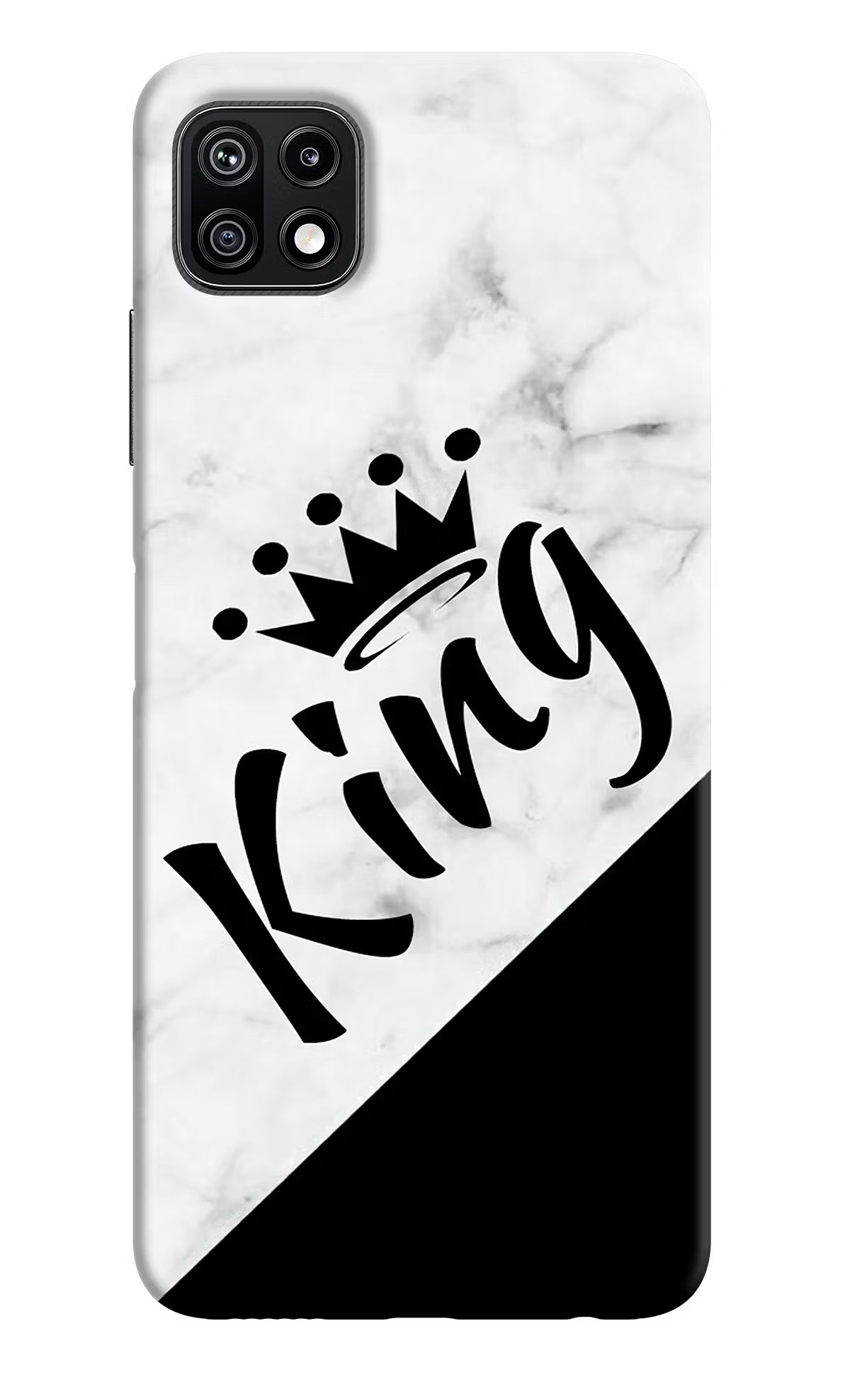 King Samsung F42 5G Hard Case Back Cover by Casekaro