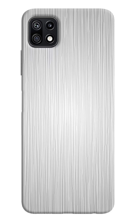 Wooden Grey Texture Samsung F42 5G Hard Case Back Cover by Casekaro