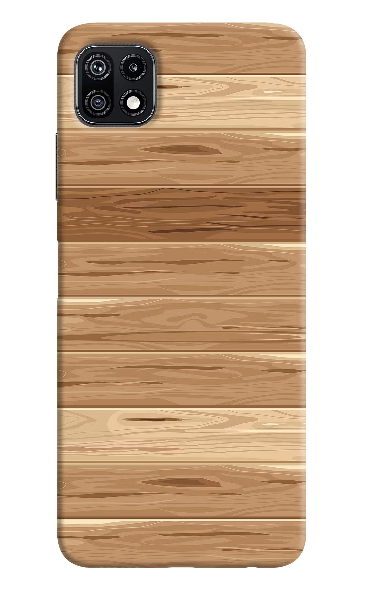 Wooden Vector Samsung F42 5G Hard Case Back Cover by Casekaro