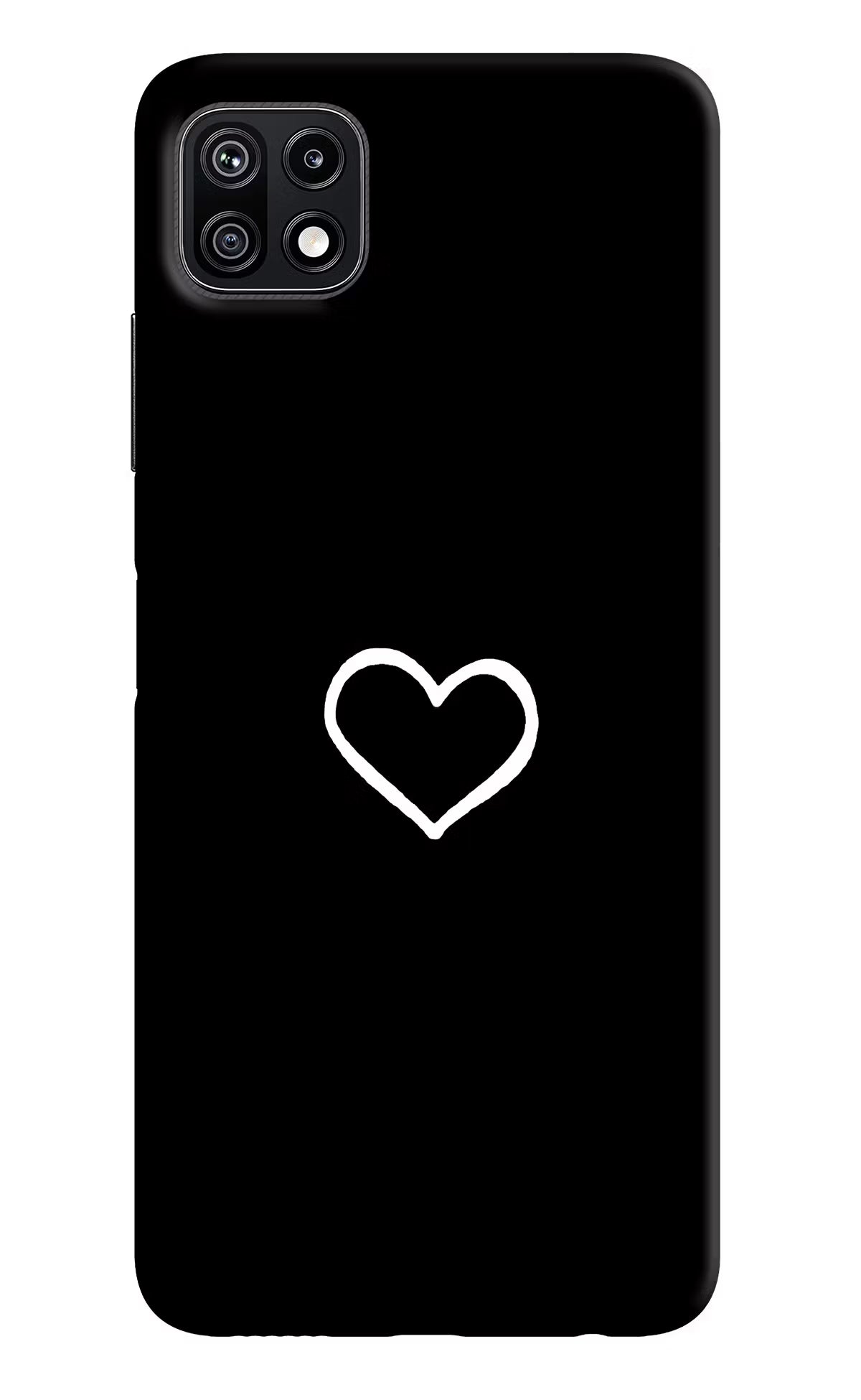 Heart Samsung F42 5G Hard Case Back Cover by Casekaro