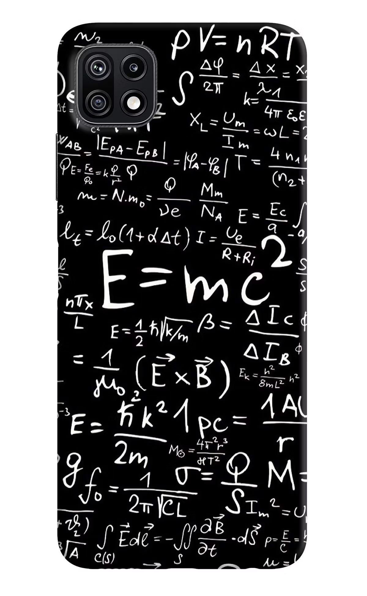 Physics Formula Samsung F42 5G Hard Case Back Cover by Casekaro