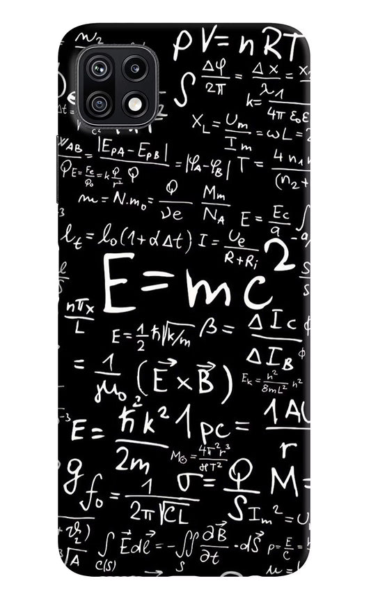 Physics Formula Samsung F42 5G Hard Case Back Cover by Casekaro