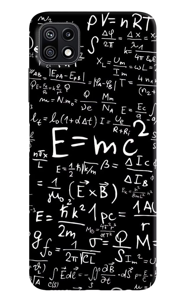 Physics Formula Samsung F42 5G Hard Case Back Cover by Casekaro