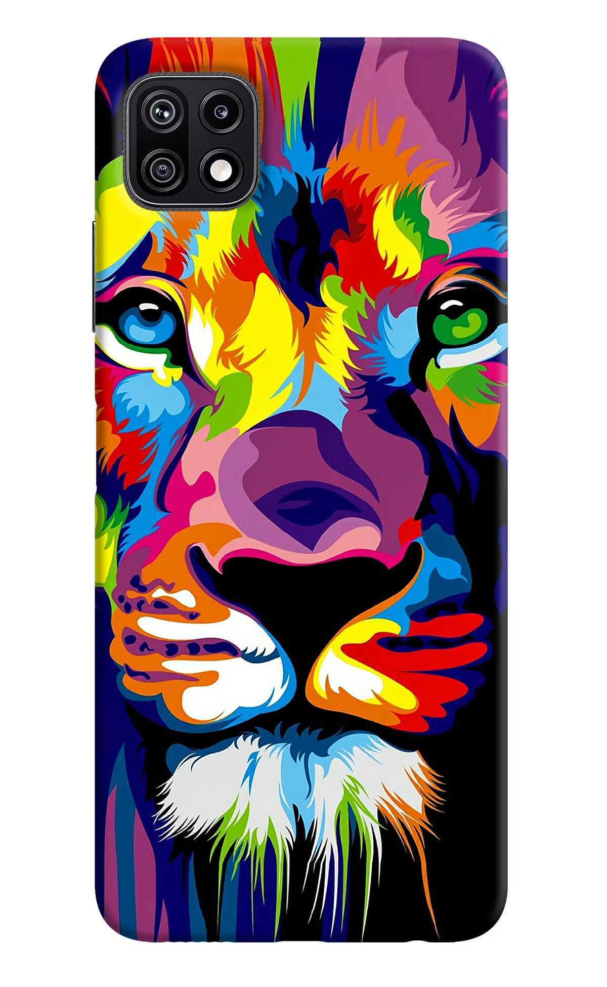 Lion Samsung F42 5G Hard Case Back Cover by Casekaro