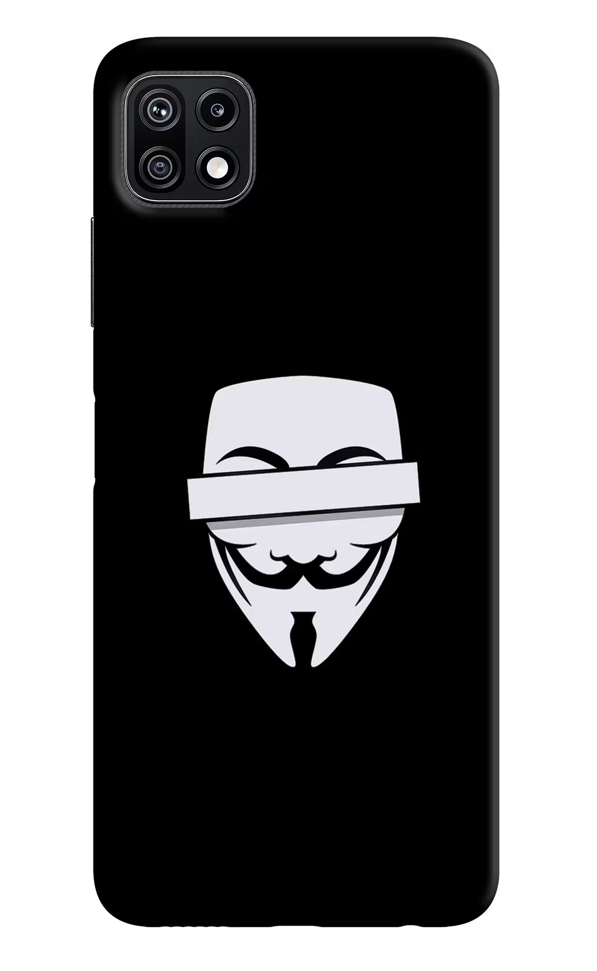 Anonymous Face Samsung F42 5G Hard Case Back Cover by Casekaro