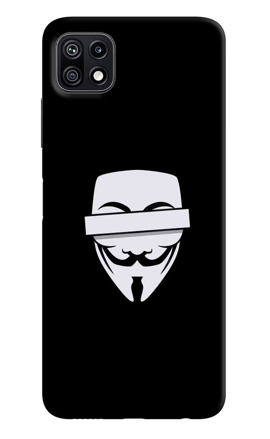 Anonymous Face Samsung F42 5G Hard Case Back Cover by Casekaro