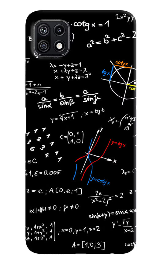 Mathematics Formula Samsung F42 5G Hard Case Back Cover by Casekaro