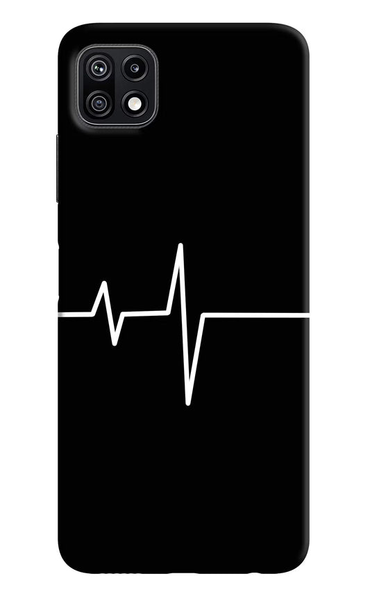 Heart Beats Samsung F42 5G Hard Case Back Cover by Casekaro