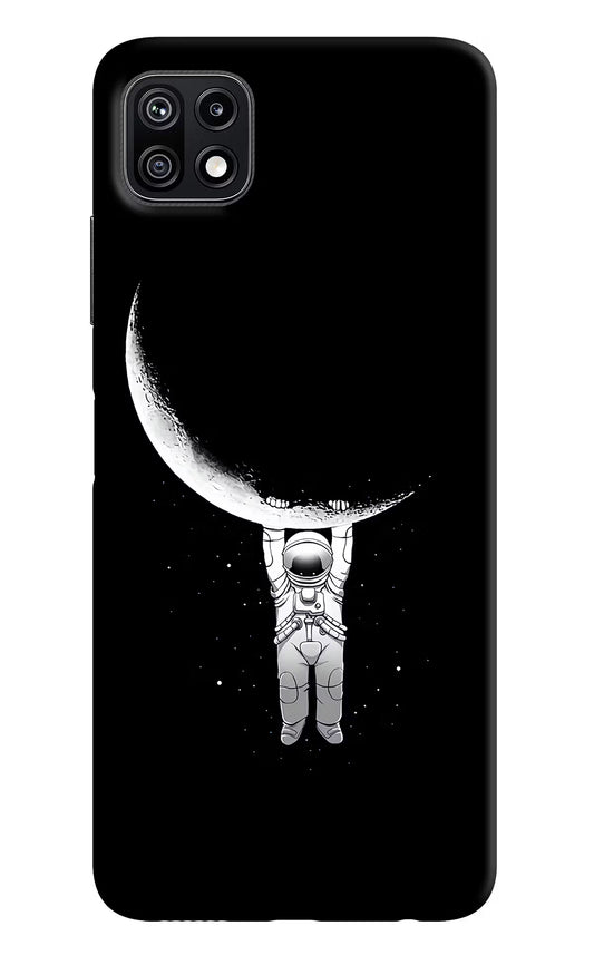 Moon Space Samsung F42 5G Hard Case Back Cover by Casekaro