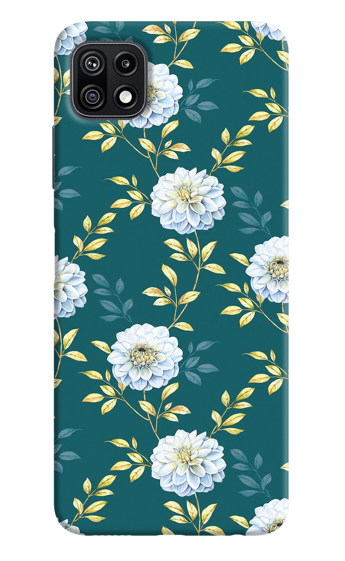 Flowers Samsung F42 5G Hard Case Back Cover by Casekaro