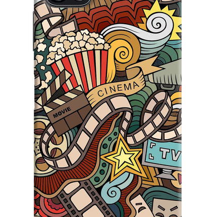 Cinema Abstract Samsung F42 5G Hard Case Back Cover by Casekaro