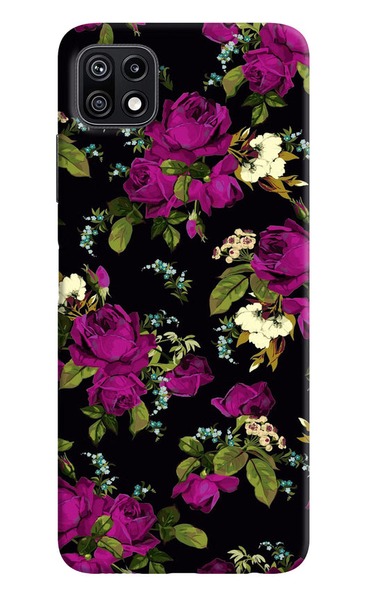 Flowers Samsung F42 5G Hard Case Back Cover by Casekaro