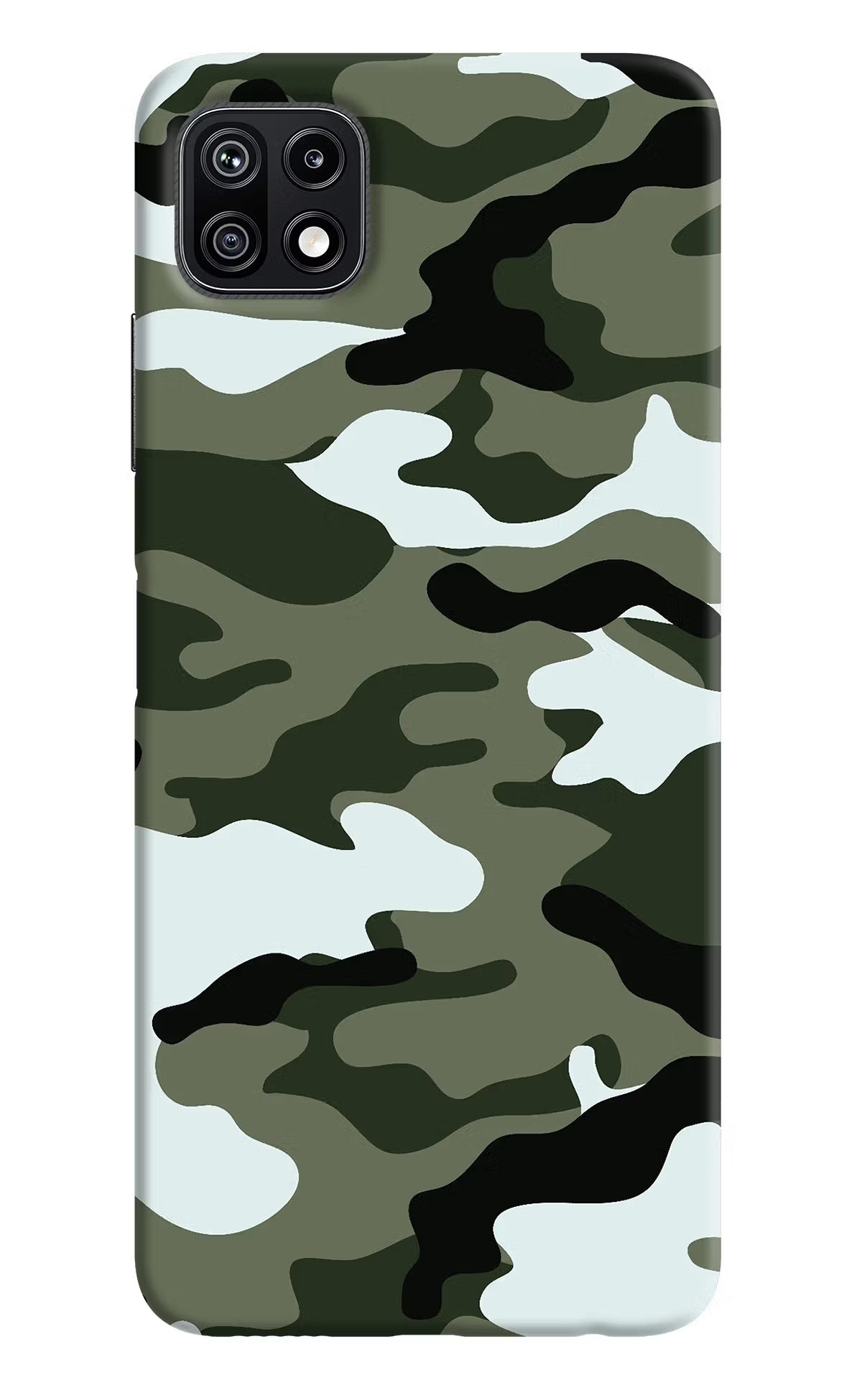 Camouflage Samsung F42 5G Hard Case Back Cover by Casekaro
