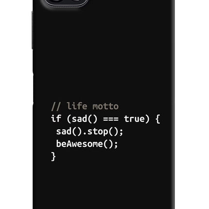 Life Motto Code Samsung F42 5G Hard Case Back Cover by Casekaro