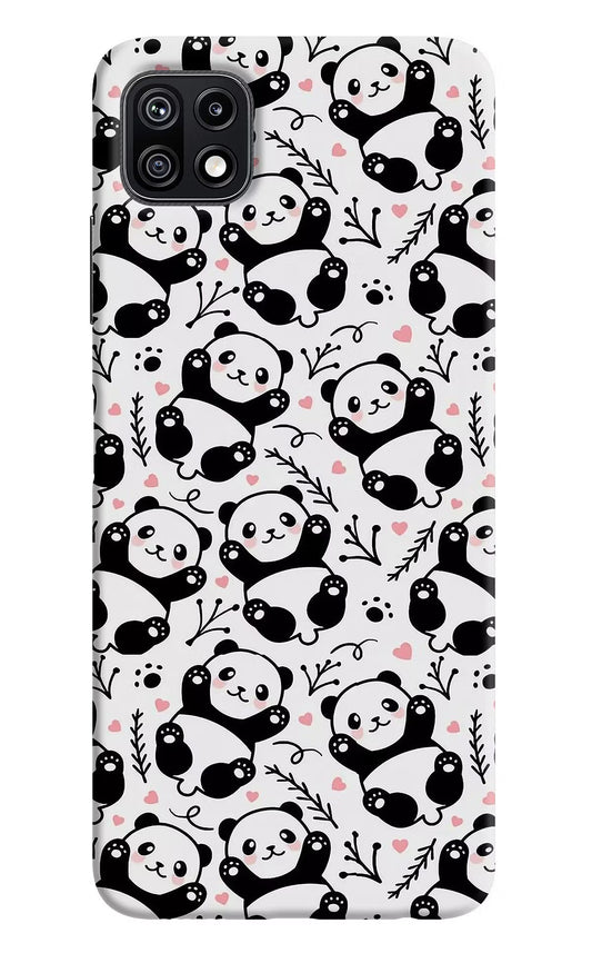 Cute Panda Samsung F42 5G Hard Case Back Cover by Casekaro