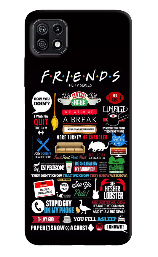 FRIENDS Samsung F42 5G Hard Case Back Cover by Casekaro