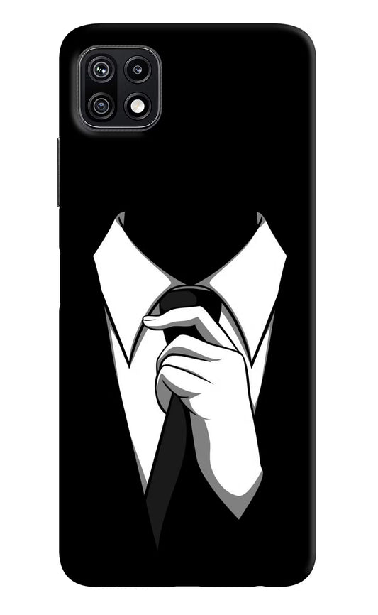 Black Tie Samsung F42 5G Hard Case Back Cover by Casekaro