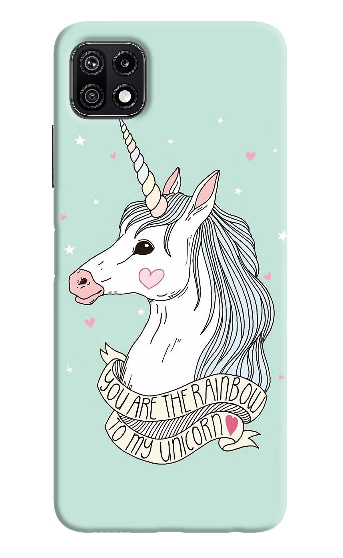 Unicorn Wallpaper Samsung F42 5G Hard Case Back Cover by Casekaro