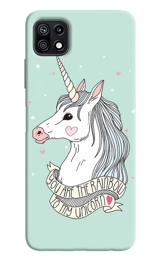 Unicorn Wallpaper Samsung F42 5G Hard Case Back Cover by Casekaro