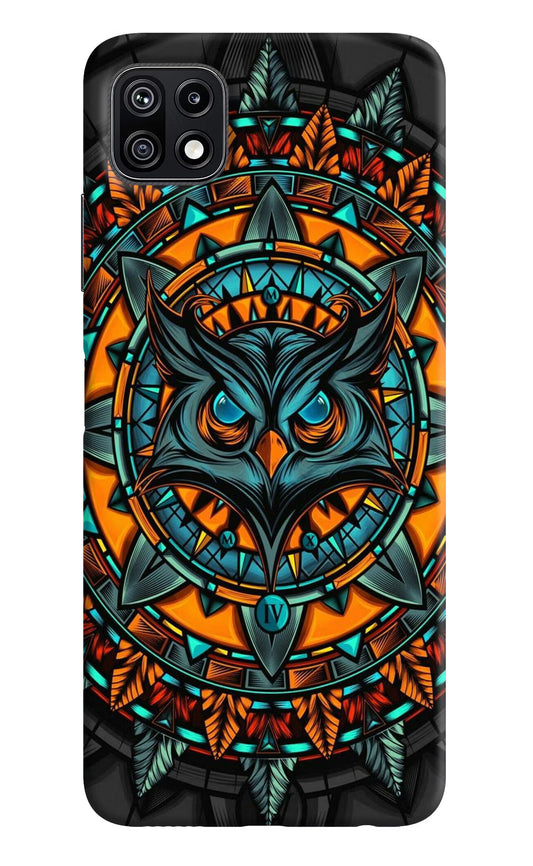 Angry Owl Art Samsung F42 5G Hard Case Back Cover by Casekaro