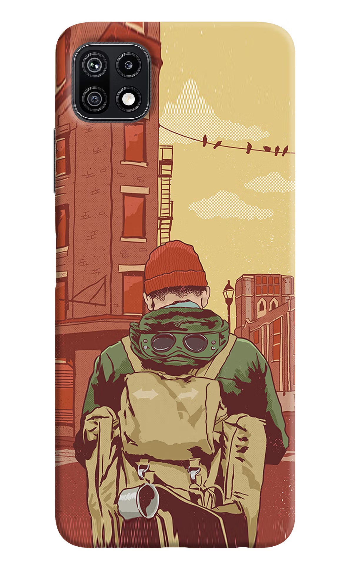 Adventurous Samsung F42 5G Hard Case Back Cover by Casekaro