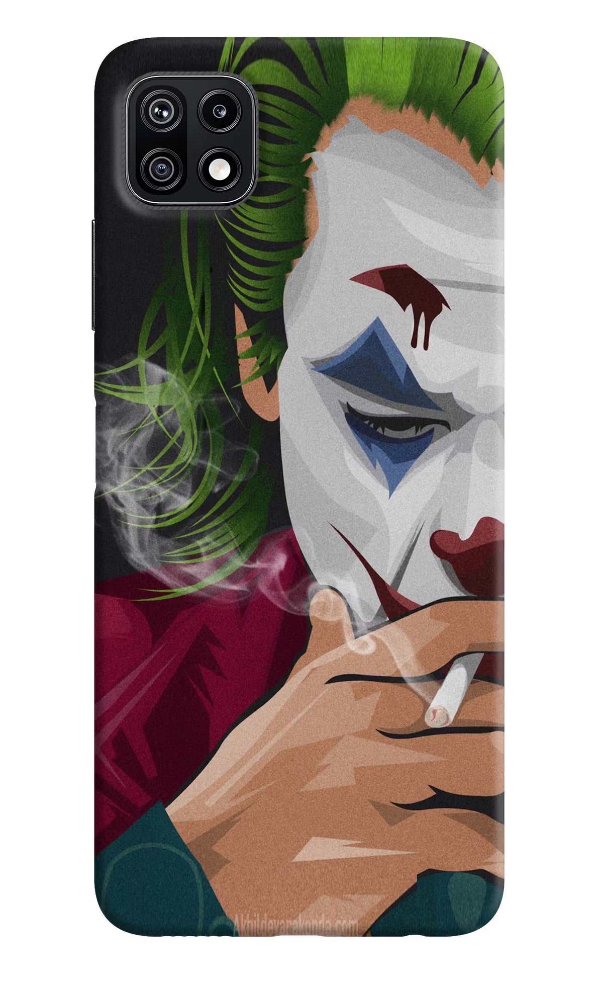 Joker Smoking Samsung F42 5G Hard Case Back Cover by Casekaro