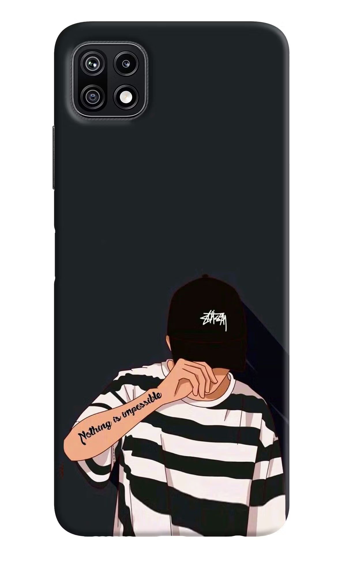 Aesthetic Boy Samsung F42 5G Hard Case Back Cover by Casekaro