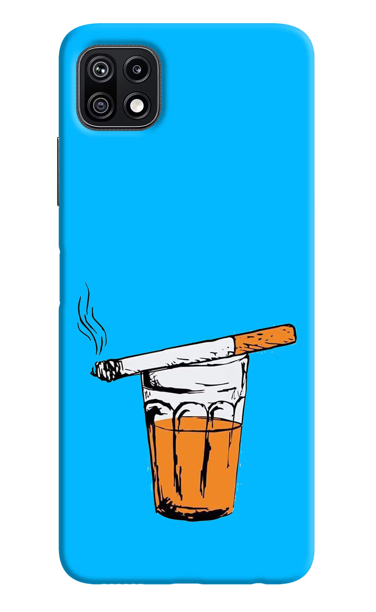 Chai Sutta Samsung F42 5G Hard Case Back Cover by Casekaro