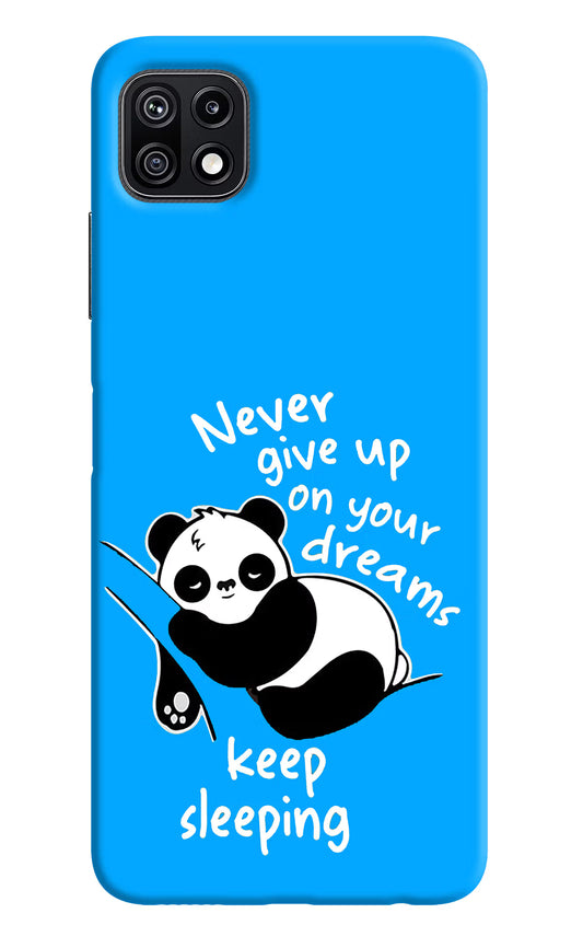 Keep Sleeping Samsung F42 5G Hard Case Back Cover by Casekaro