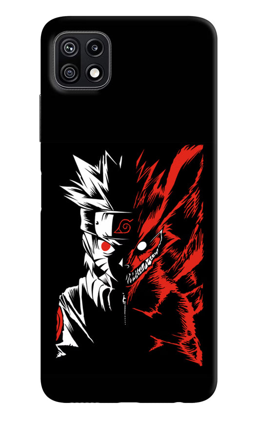 Naruto Two Face Samsung F42 5G Hard Case Back Cover by Casekaro