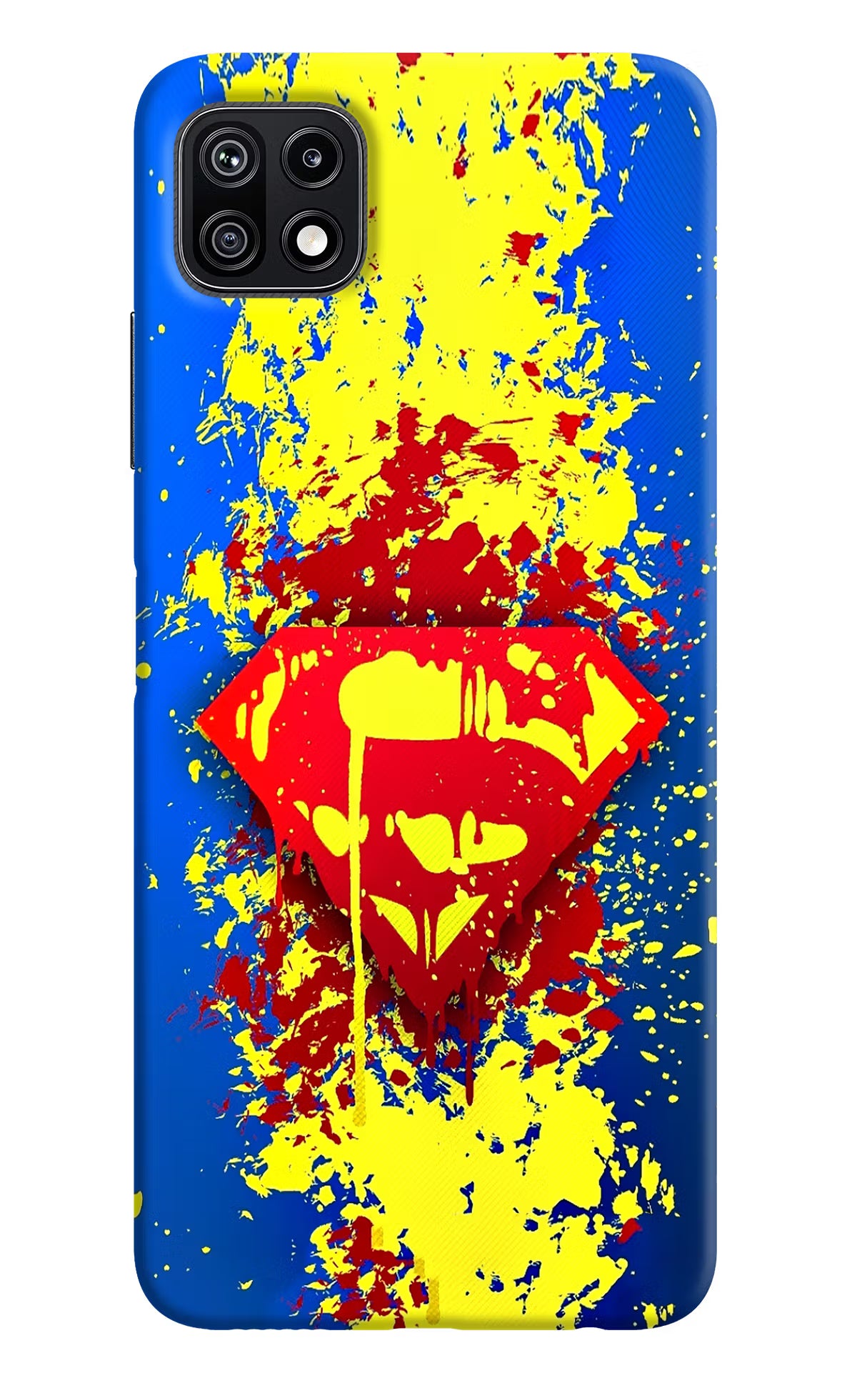 Superman logo Samsung F42 5G Hard Case Back Cover by Casekaro