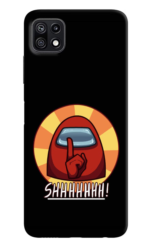 Among Us Shhh! Samsung F42 5G Hard Case Back Cover by Casekaro