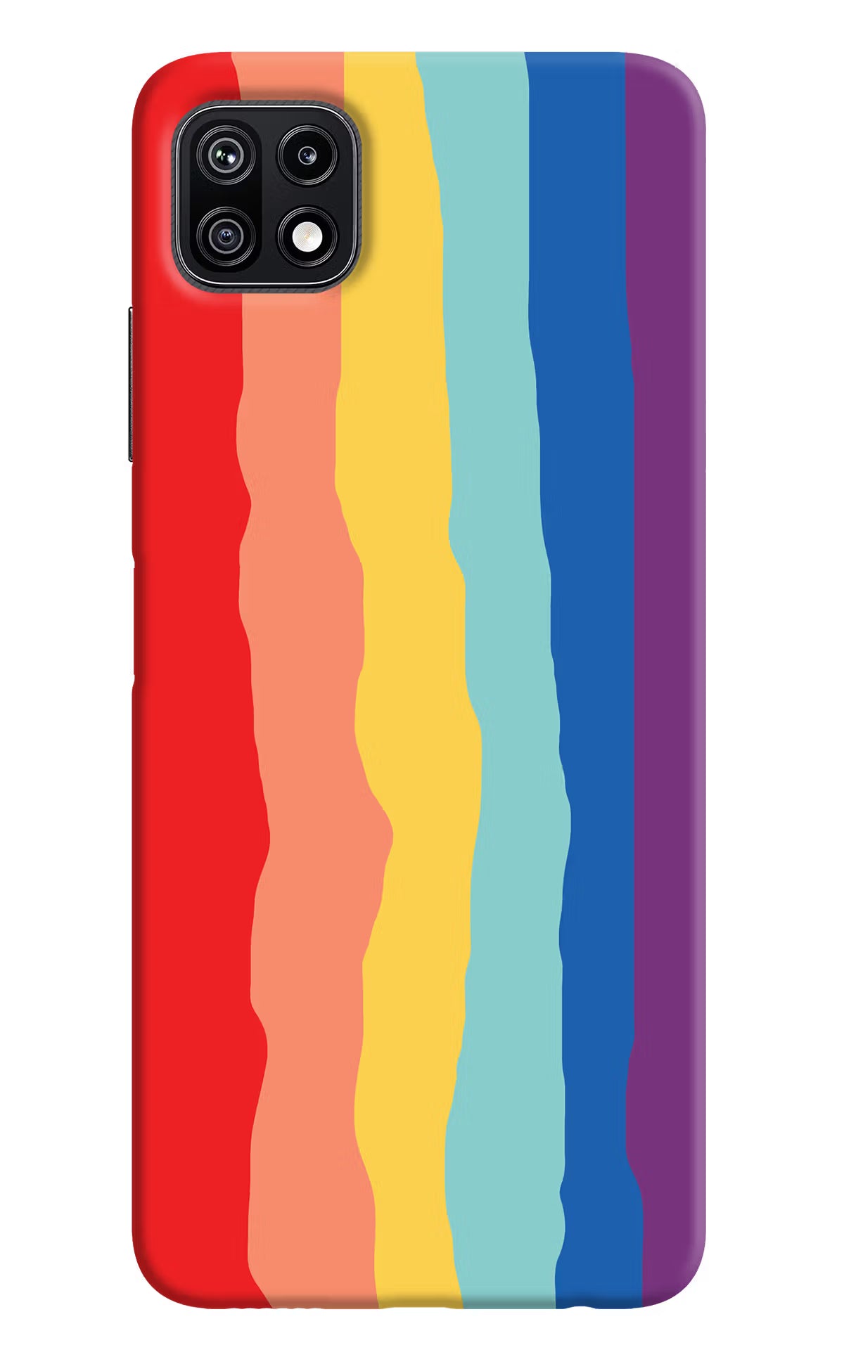 Rainbow Samsung F42 5G Hard Case Back Cover by Casekaro