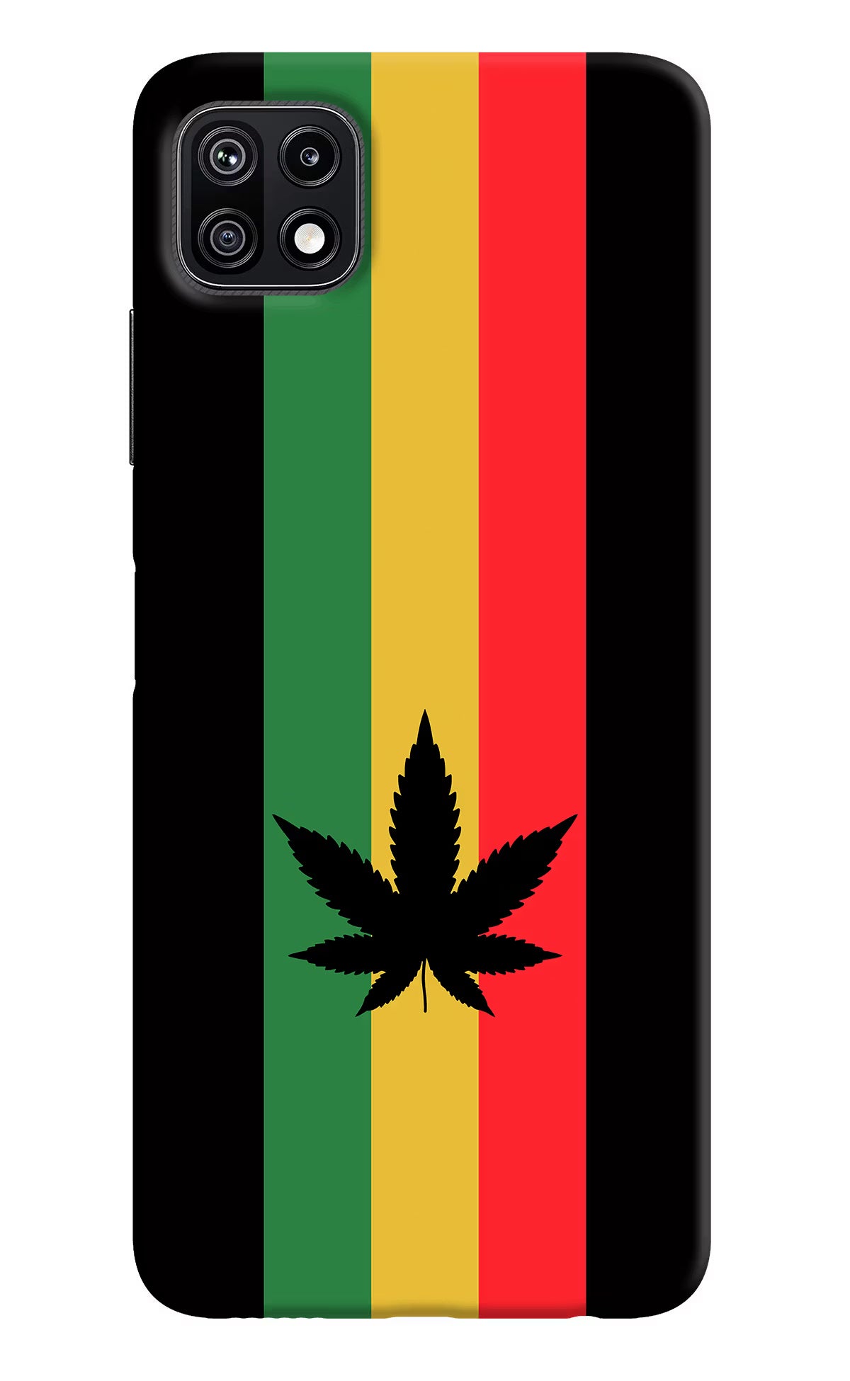 Weed Flag Samsung F42 5G Hard Case Back Cover by Casekaro