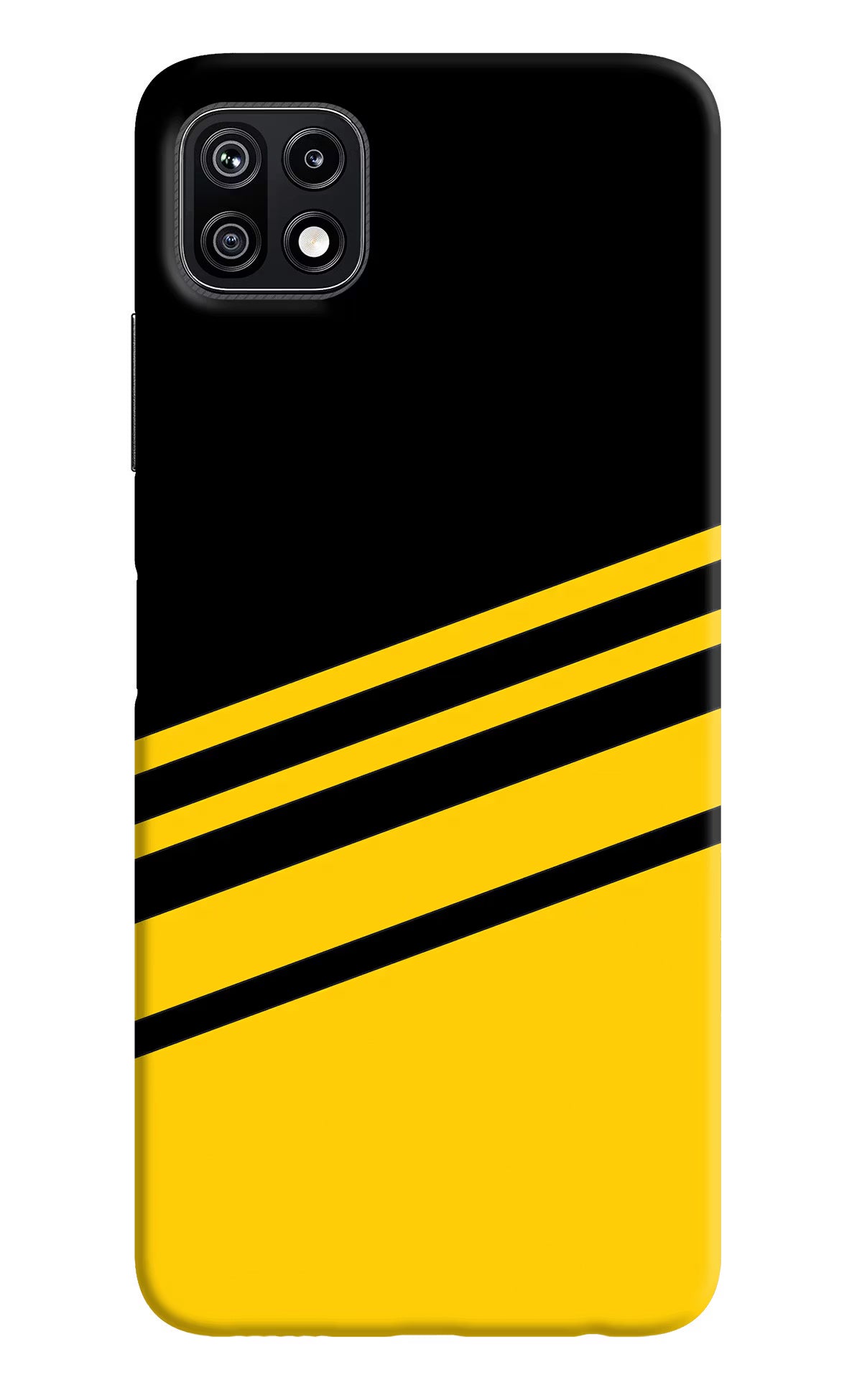 Yellow Shades Samsung F42 5G Hard Case Back Cover by Casekaro