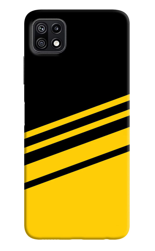 Yellow Shades Samsung F42 5G Hard Case Back Cover by Casekaro