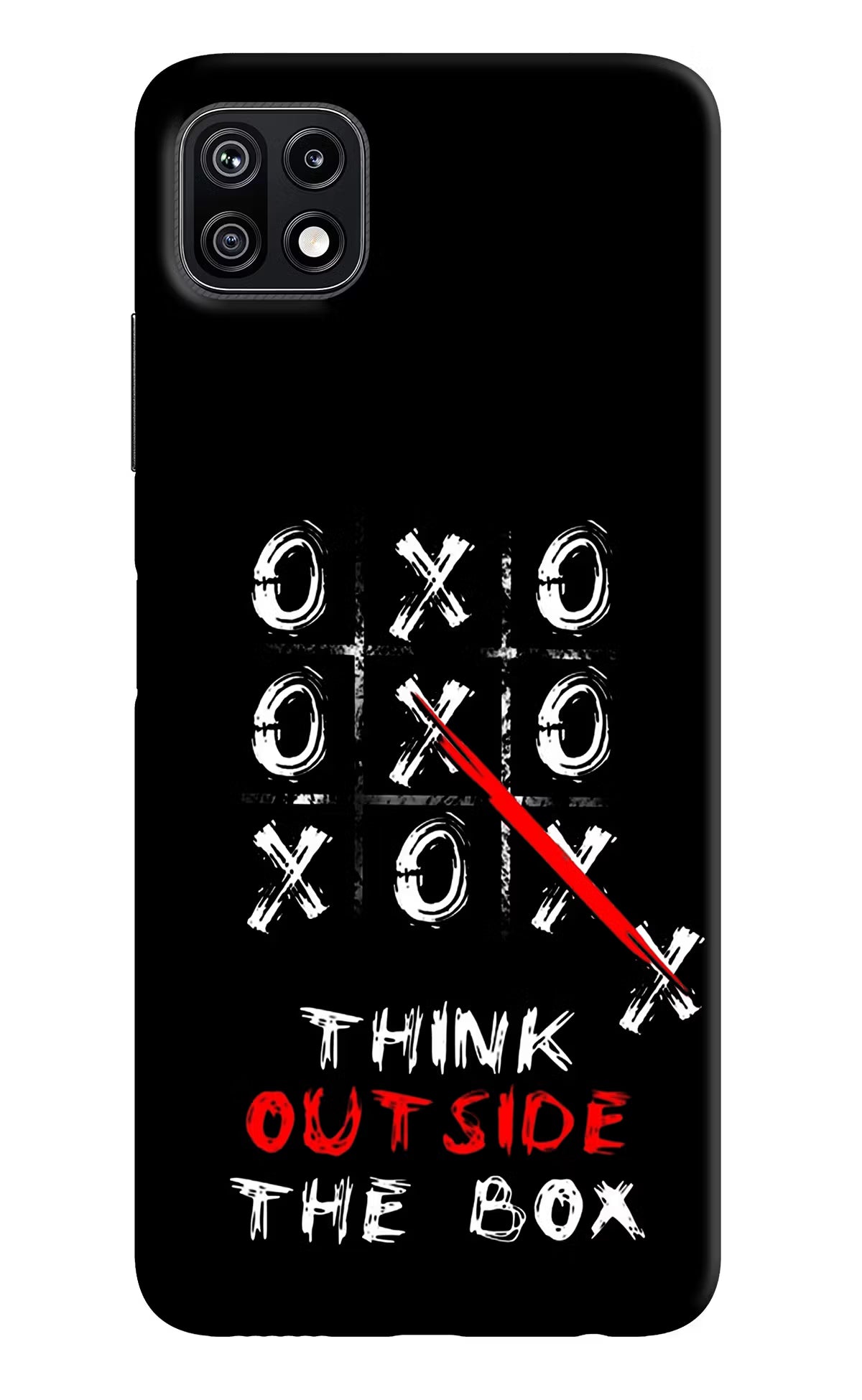 Think out of the BOX Samsung F42 5G Hard Case Back Cover by Casekaro