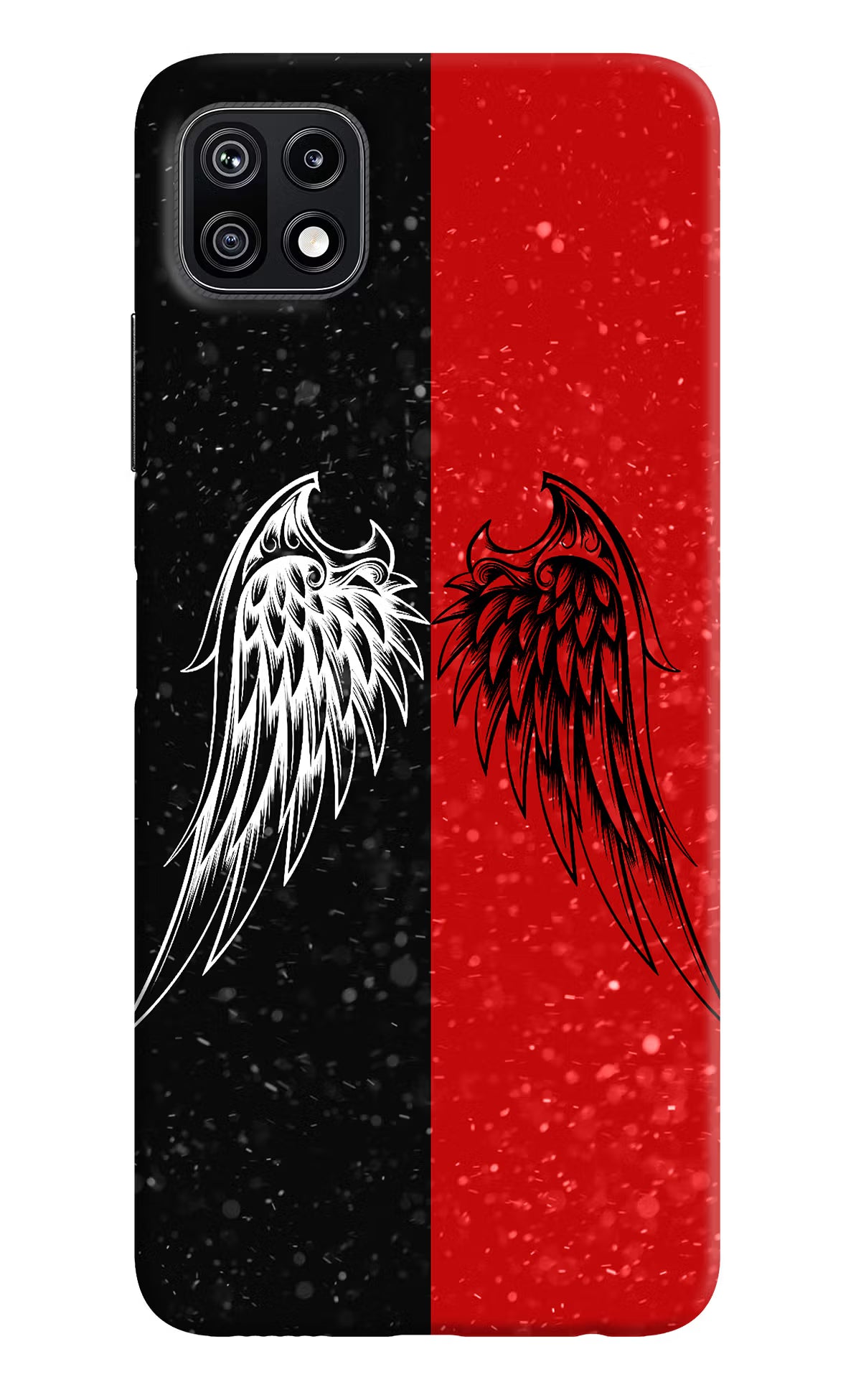 Wings Samsung F42 5G Hard Case Back Cover by Casekaro