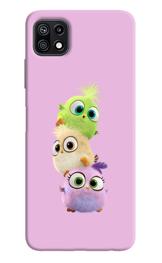 Cute Little Birds Samsung F42 5G Hard Case Back Cover by Casekaro