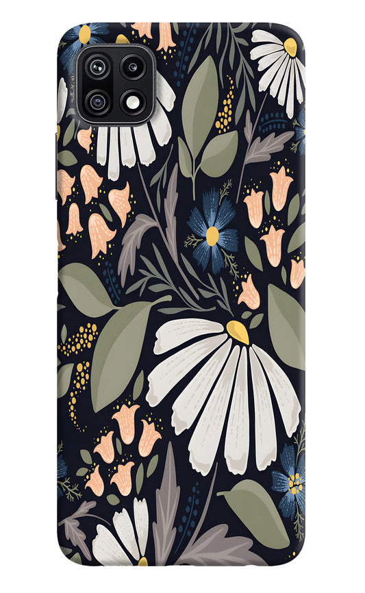 Flowers Art Samsung F42 5G Hard Case Back Cover by Casekaro