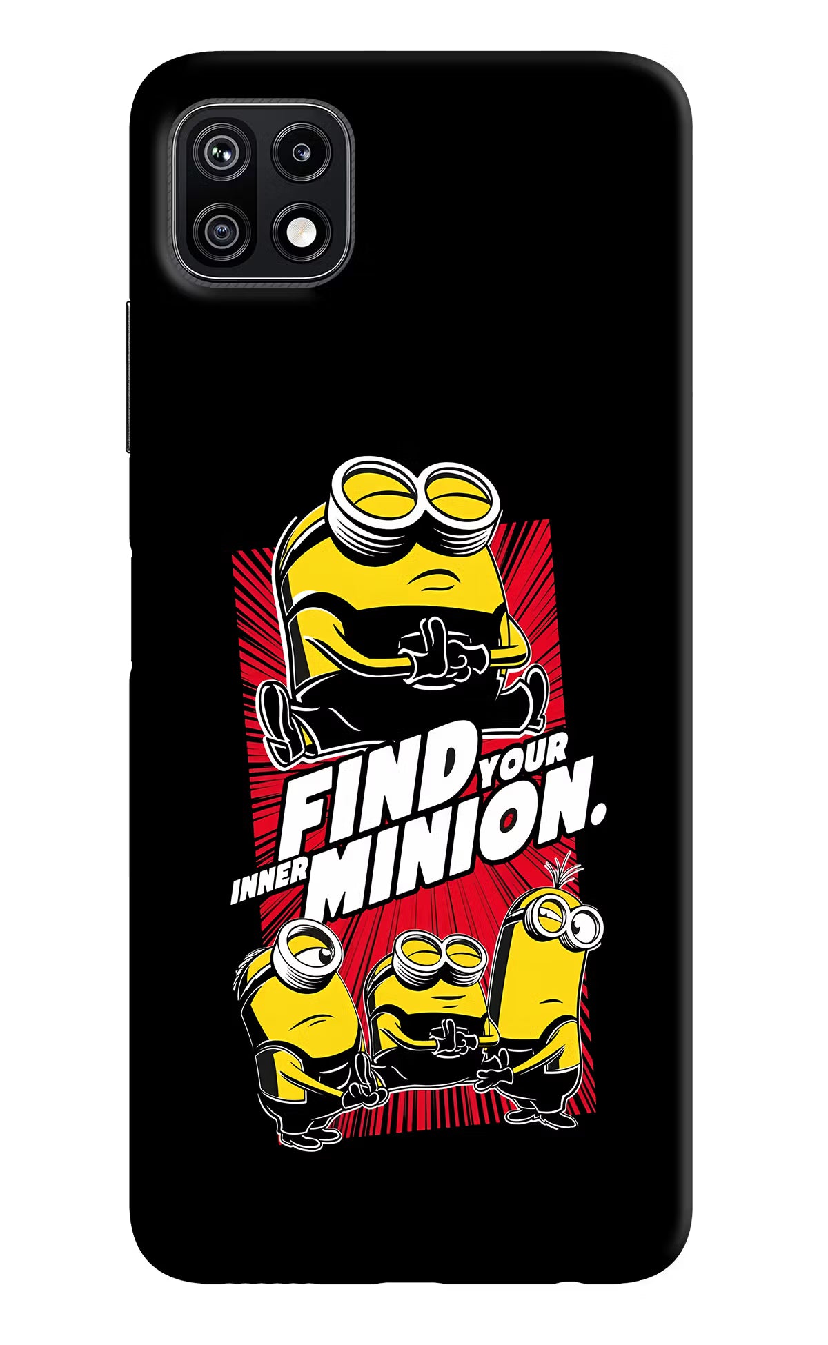 Find your inner Minion Samsung F42 5G Hard Case Back Cover by Casekaro