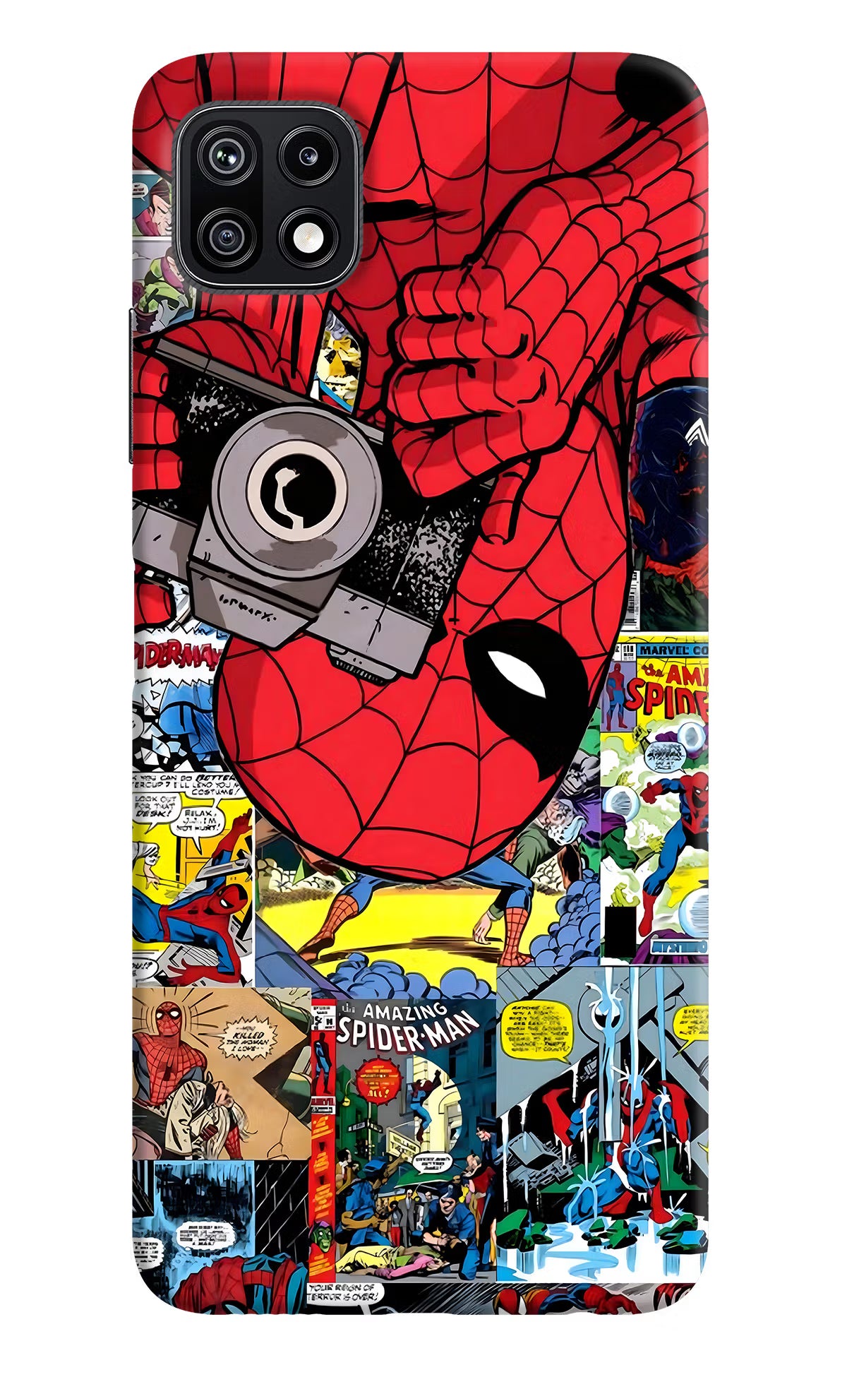 Spider Man Samsung F42 5G Hard Case Back Cover by Casekaro