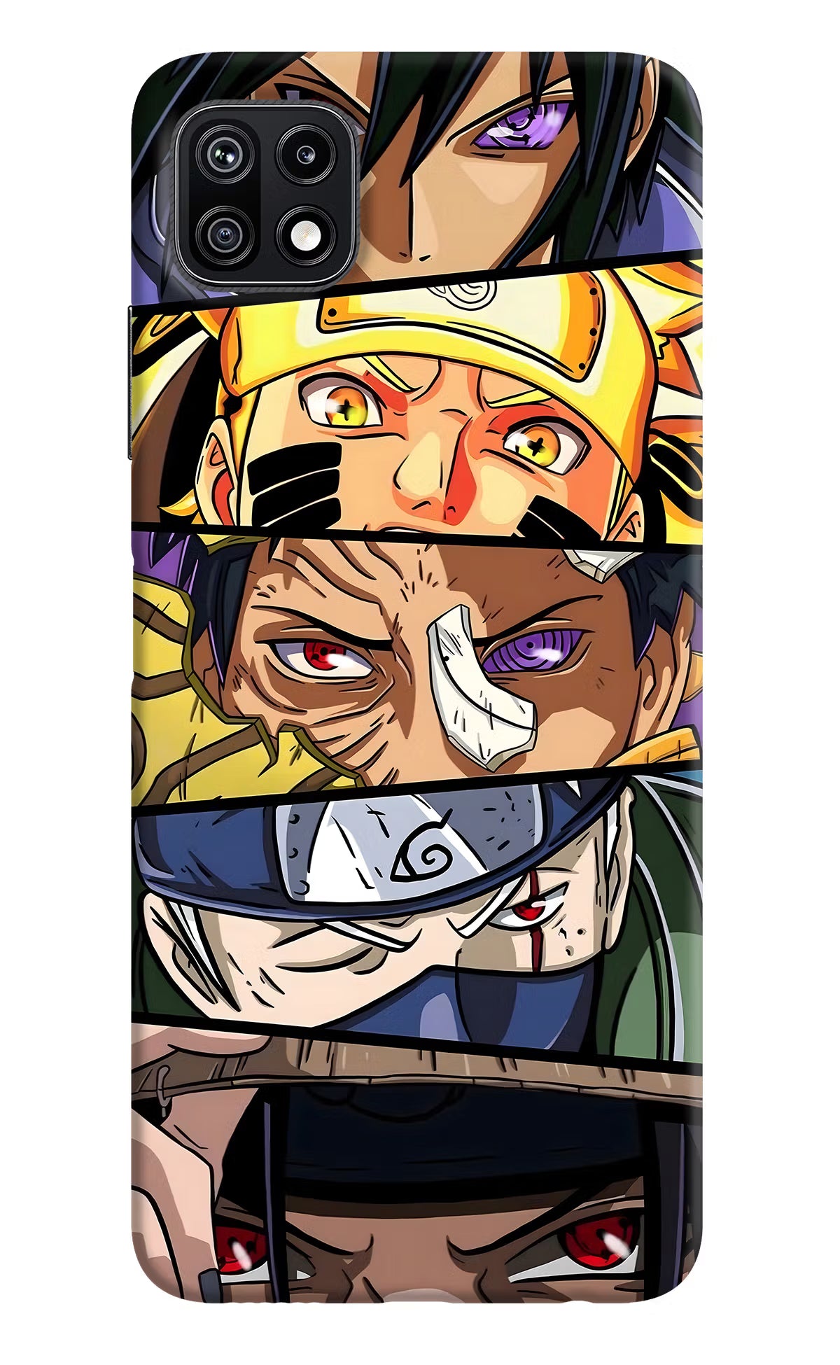 Naruto Character Samsung F42 5G Hard Case Back Cover by Casekaro