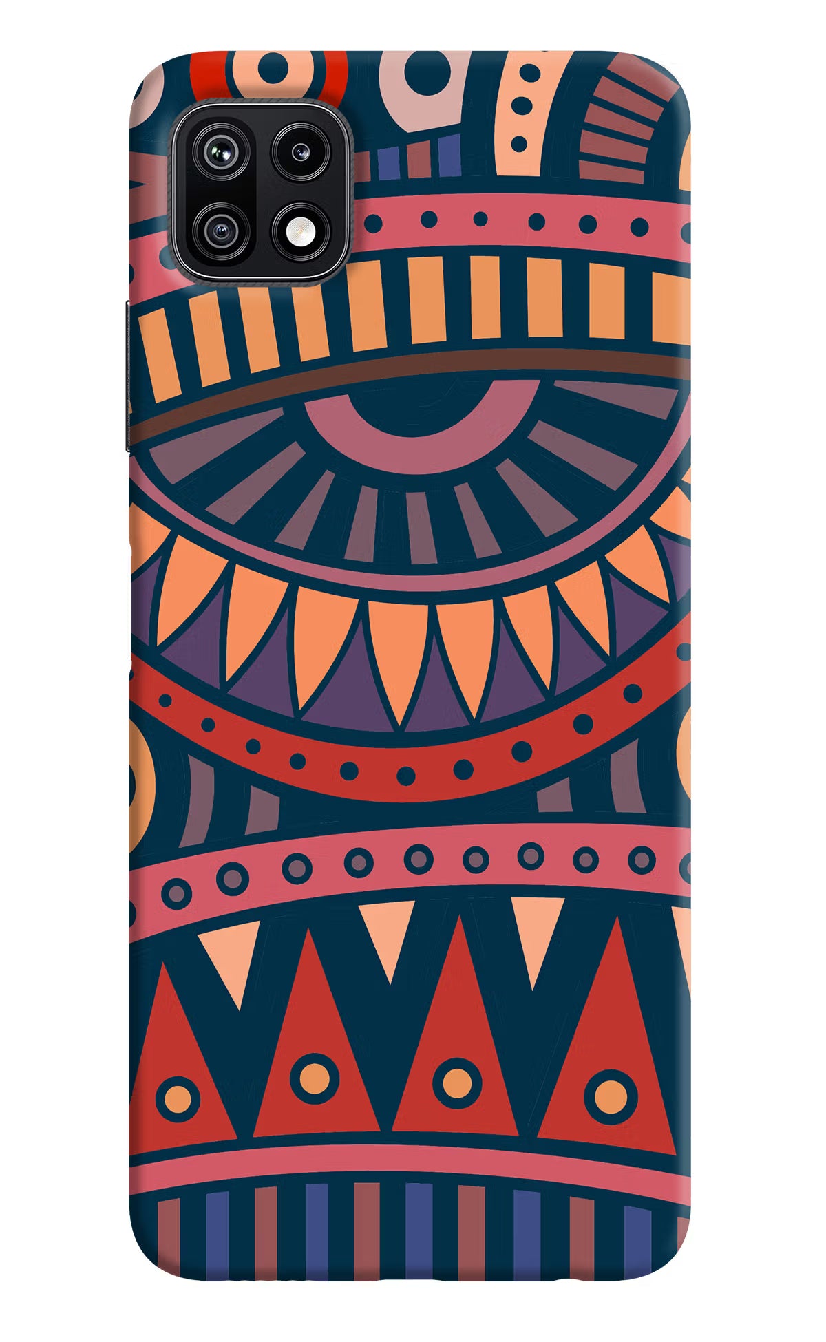 African Culture Design Samsung F42 5G Hard Case Back Cover by Casekaro